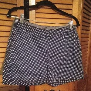 Nautica Navy Polka Dot Shorts, Size 2